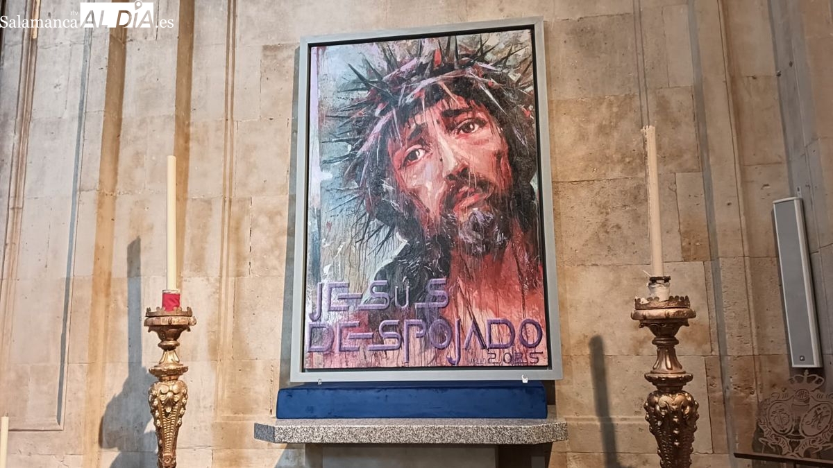Cartel de Florencio Maíllo anunciador del Domingo de Ramos de la Hermandad Jesús Despojado