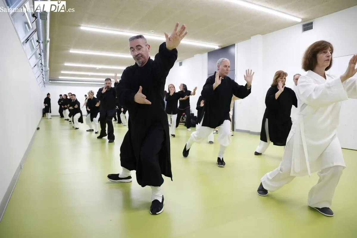 Curso de Taijiquan con el maestro Xu Benli en el pabellón Lazarillo de Tormes de Salamanca. Fotos: David Sañudo