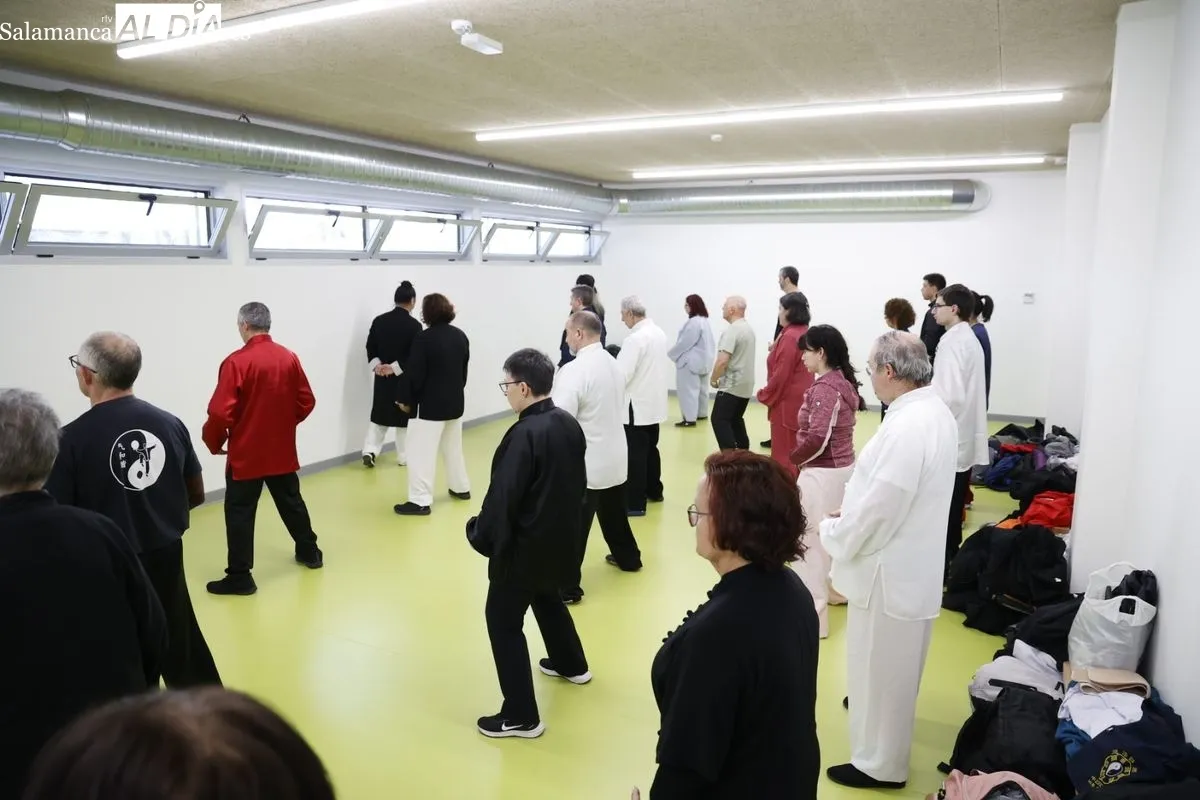 Curso de Taijiquan con el maestro Xu Benli en el pabellón Lazarillo de Tormes de Salamanca. Fotos: David Sañudo