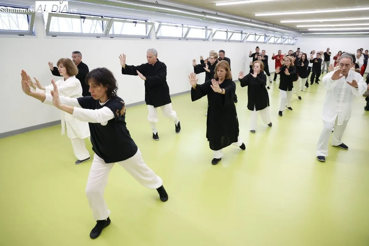 Curso de Taijiquan con el maestro Xu Benli en el pabellón Lazarillo de Tormes de Salamanca. Fotos: David Sañudo