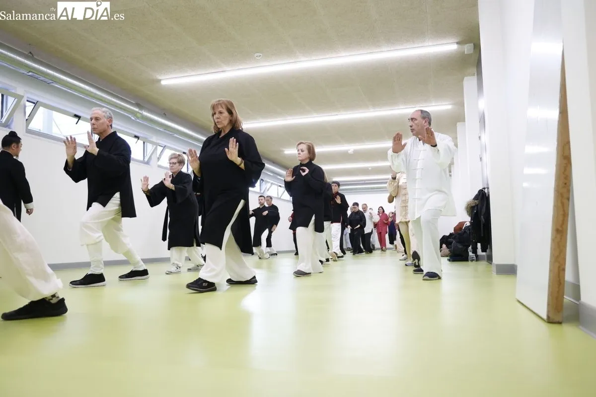 Curso de Taijiquan con el maestro Xu Benli en el pabellón Lazarillo de Tormes de Salamanca. Fotos: David Sañudo