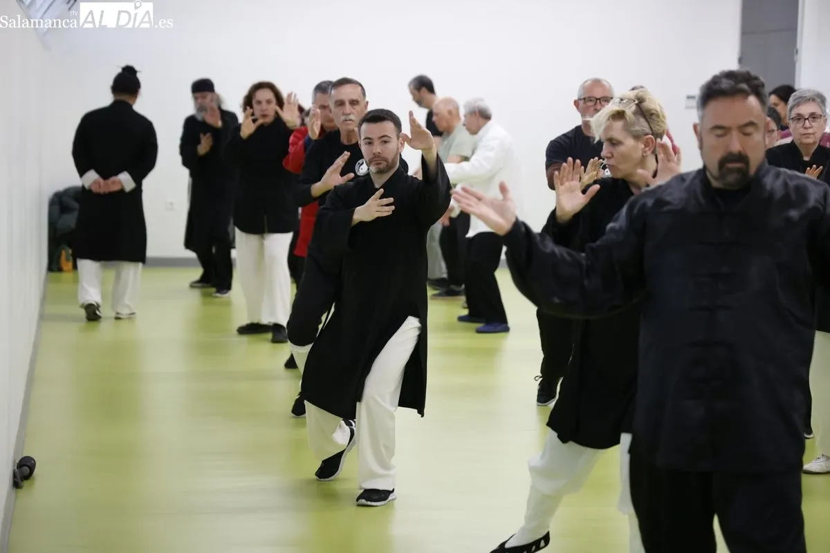 Curso de Taijiquan con el maestro Xu Benli en el pabellón Lazarillo de Tormes de Salamanca. Fotos: David Sañudo