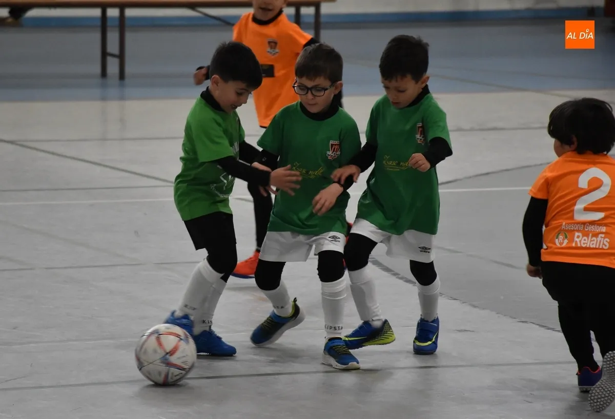 Foto 2 - La Liga Prebenjam&iacute;n del Ciudad Rodrigo disputa a cubierto su 2&ordf; jornada