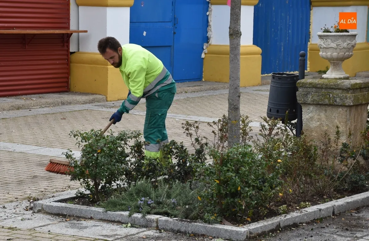 Foto 11 - Operarios de Jardines limpian las fuentes municipales tras el paso del Carnaval