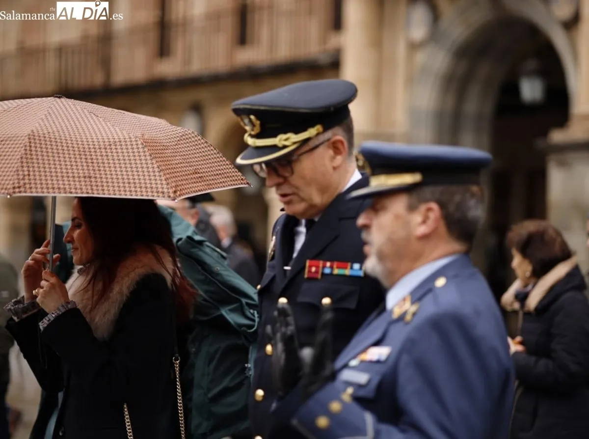 Acto en la Plaza Mayor de Salamanca por el Día Europeo en Memoria de las Víctimas del Terrorismo. Foto de David Dóminguez