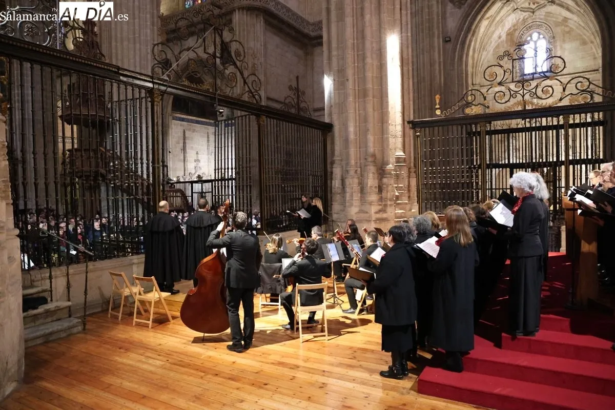 'El Miserere'  de Doyagüe en la Catedral Nueva de Salamanca. Fotos: David Sañudo