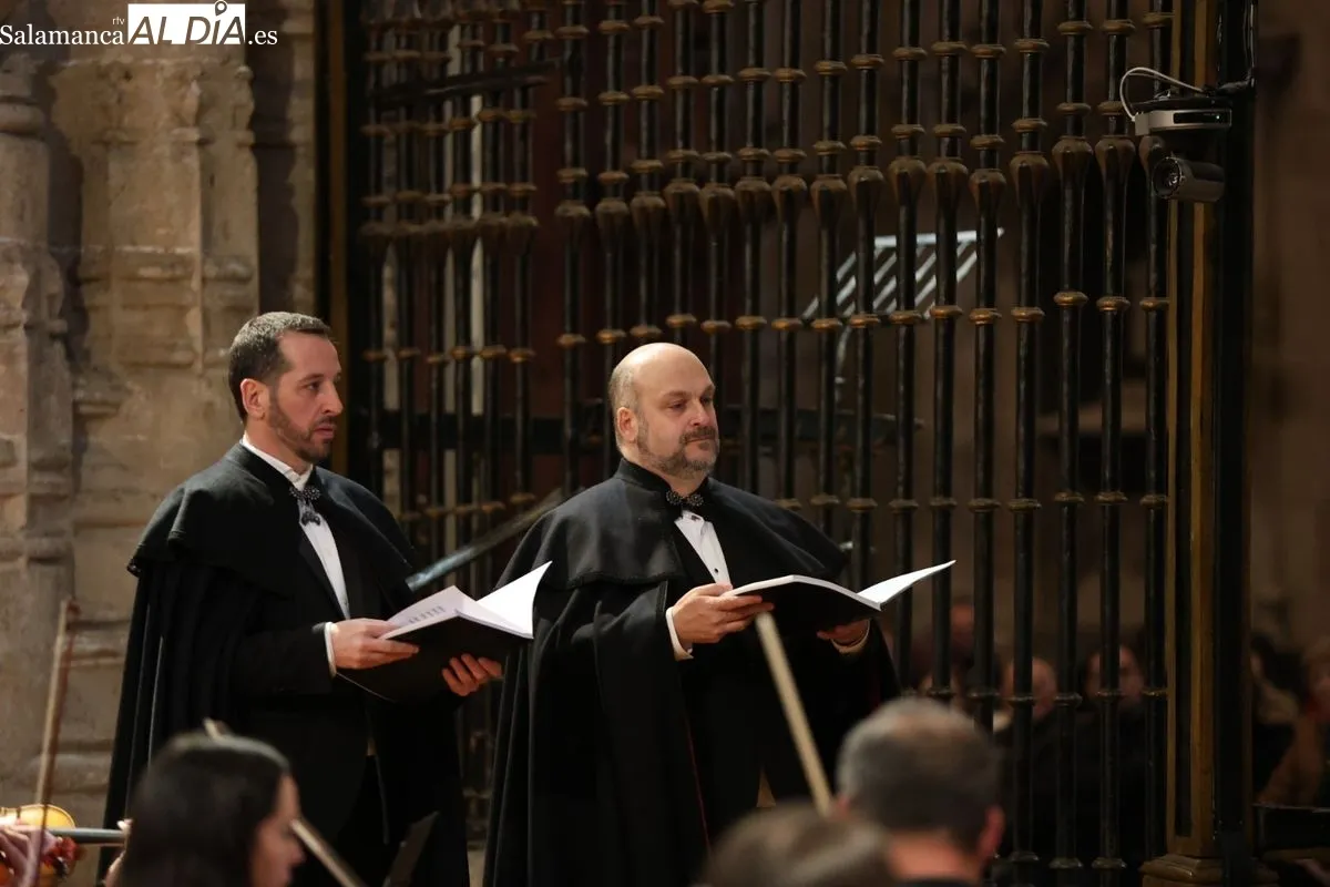 'El Miserere'  de Doyagüe en la Catedral Nueva de Salamanca. Fotos: David Sañudo