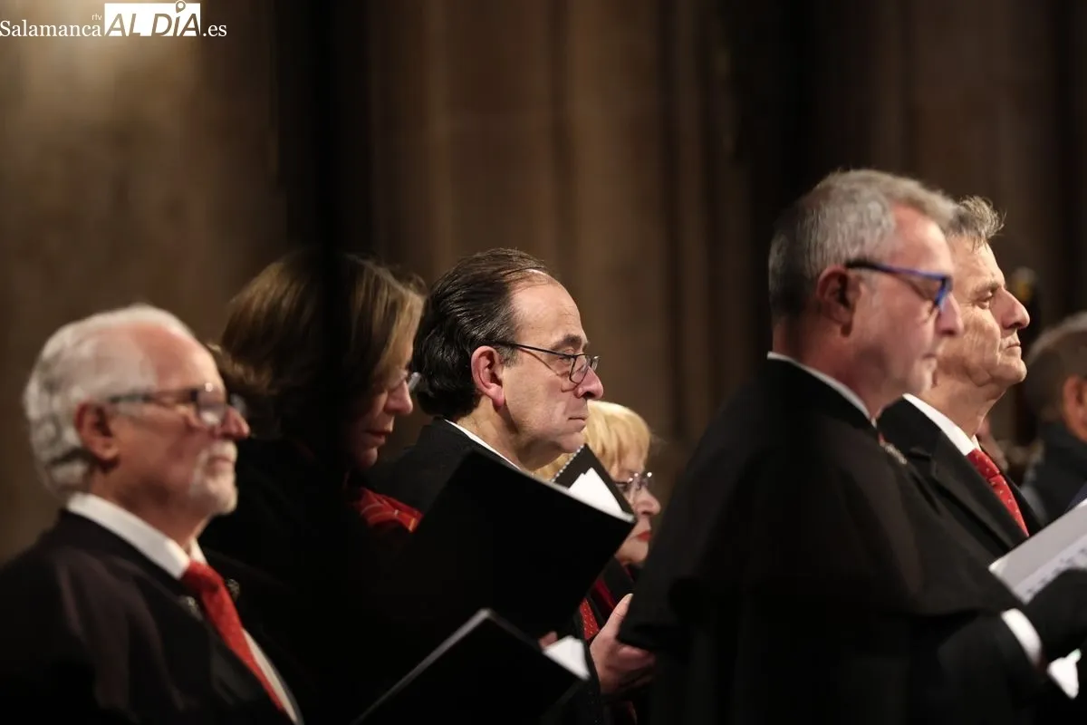 'El Miserere'  de Doyagüe en la Catedral Nueva de Salamanca. Fotos: David Sañudo