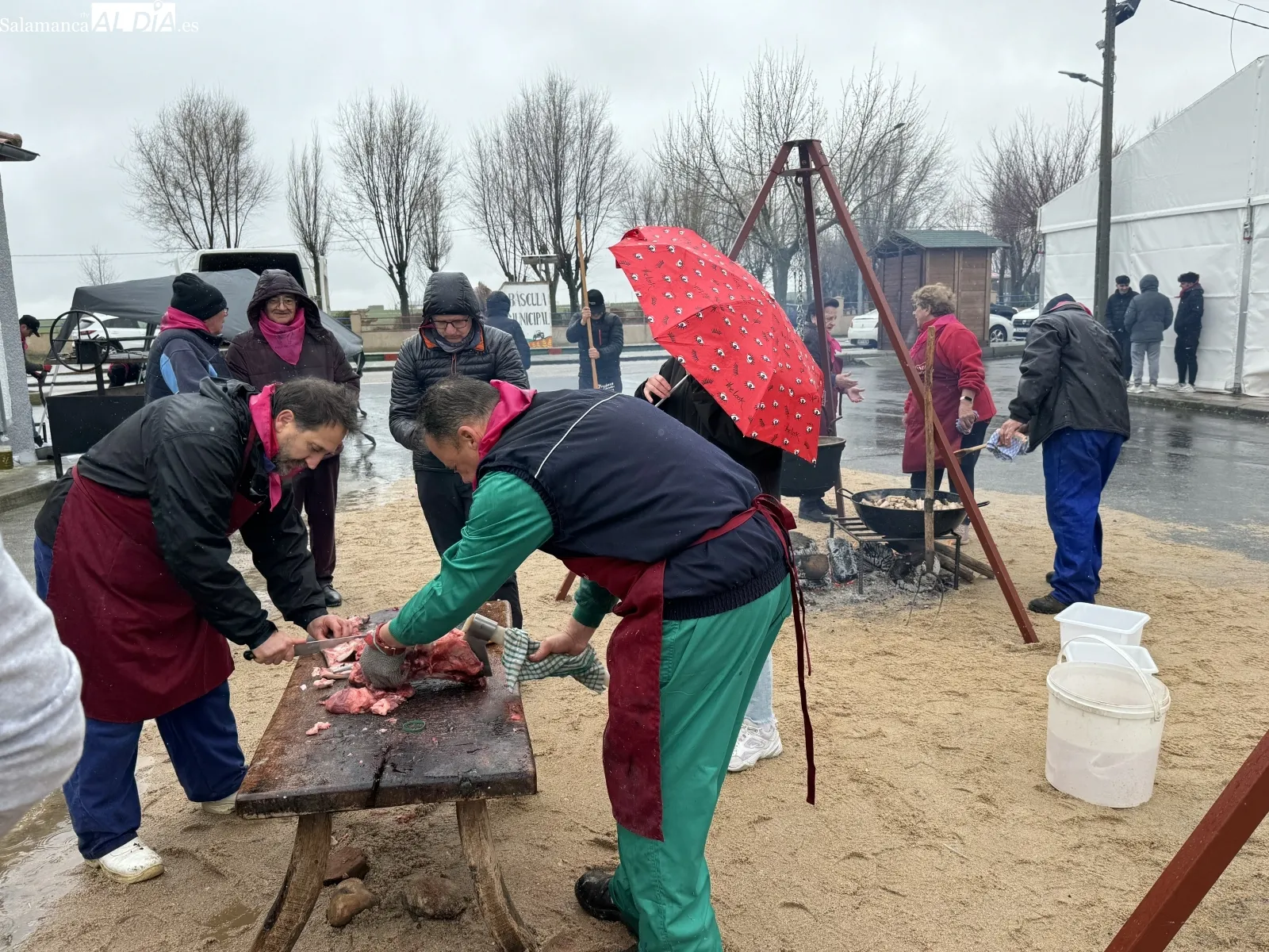 Foto 4 - B&oacute;veda del Rio Almar disfruta de dos d&iacute;as de fiesta y buen ambiente durante su II Matanza Tradicional