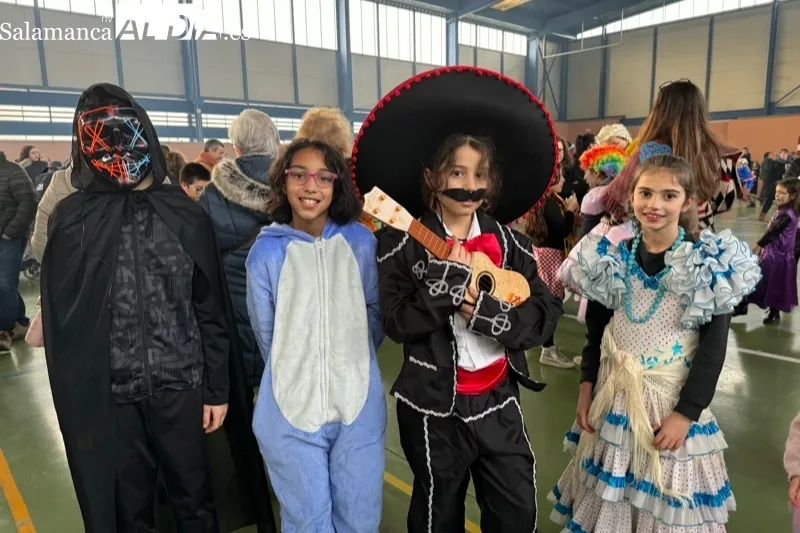 Baile infantil de carnaval en Peñaranda