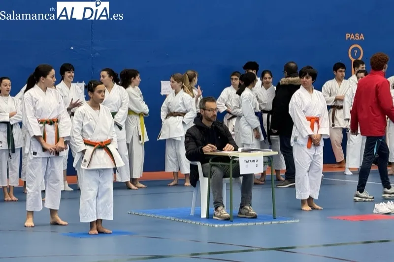 Foto 5 - M&aacute;s de 150 peque&ntilde;os y j&oacute;venes participan en el esperado III Open de K&aacute;rate Ciudad de Pe&ntilde;aranda