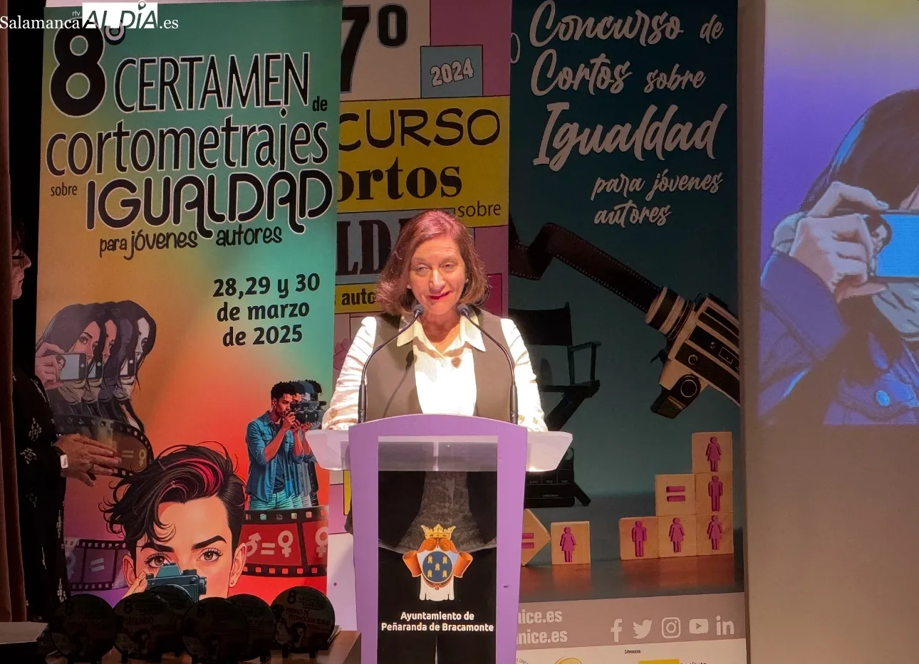 Foto 7 - J&oacute;venes de toda Espa&ntilde;a muestran su talento en Pe&ntilde;aranda durante la gran final del 8&ordm; Certamen de Cortos Sobre Igualdad