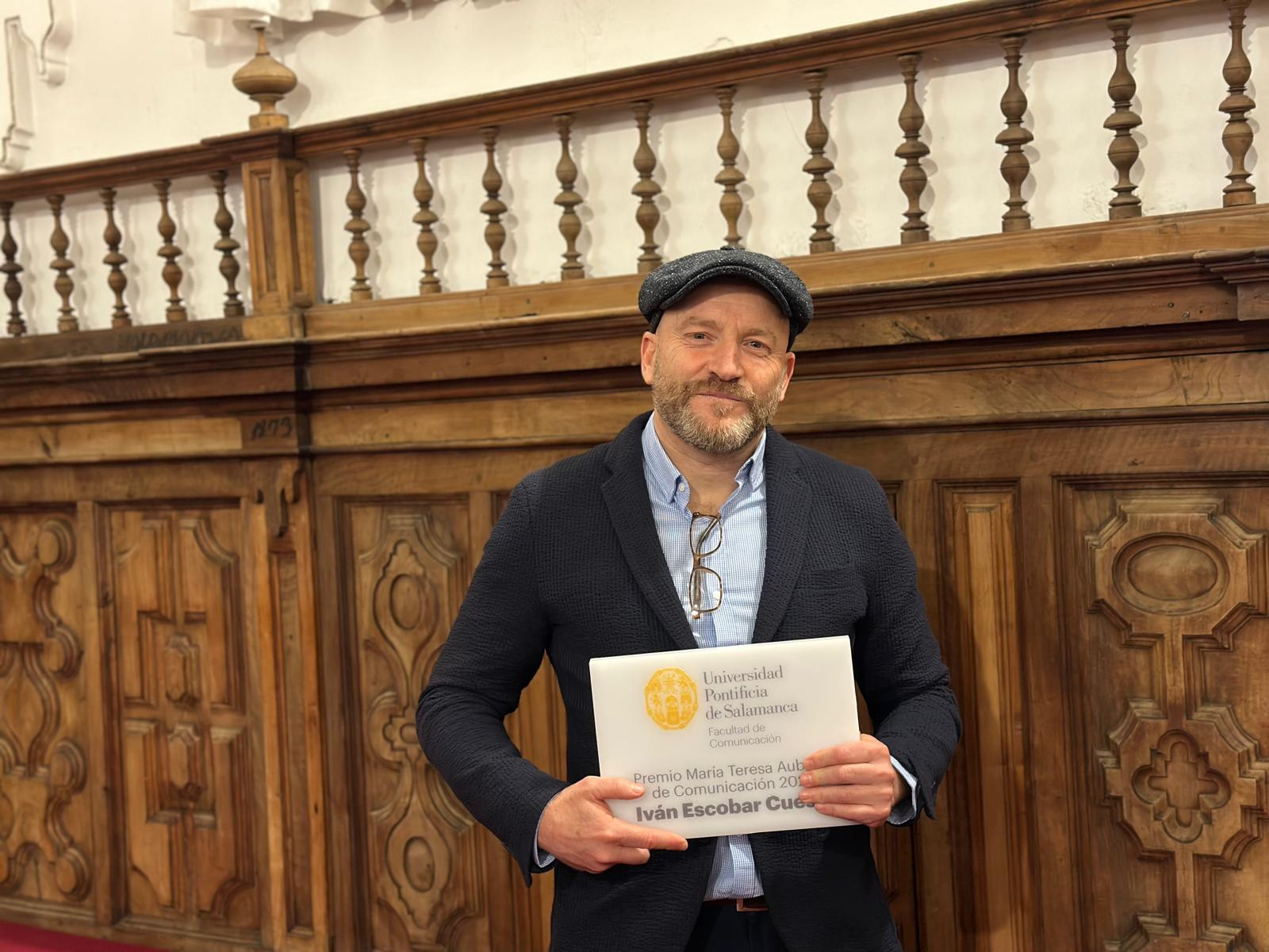 Iván Escobar Cuesta, Premio María Teresa Aubach de Comunicación 2025 en la UPSA 