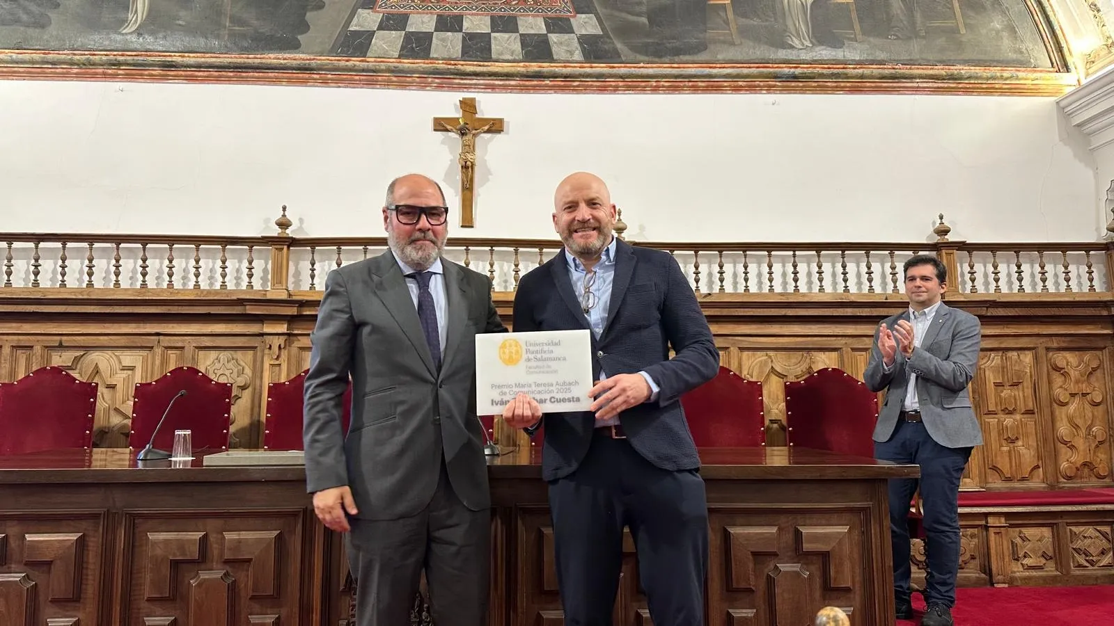 Iván Escobar Cuesta, Premio María Teresa Aubach de Comunicación 2025 en la UPSA 
