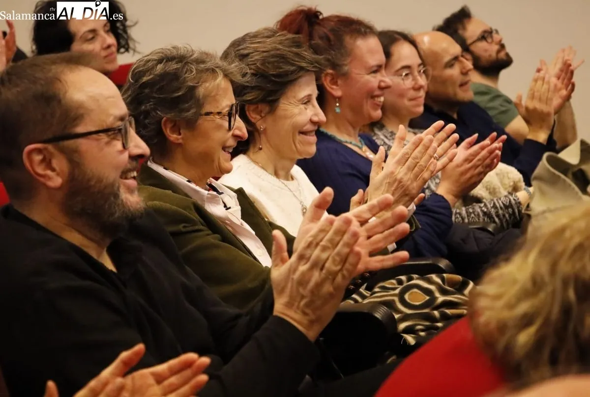 Emotivo homenaje de la Facultad de Enfermería y Fisioterapia de la Universidad de Salamanca a sus antiguos directores. Foto de David Domínguez