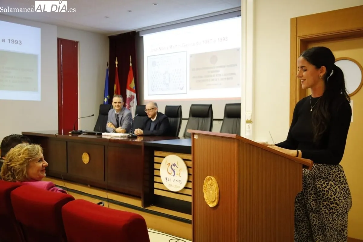 Emotivo homenaje de la Facultad de Enfermería y Fisioterapia de la Universidad de Salamanca a sus antiguos directores. Foto de David Domínguez