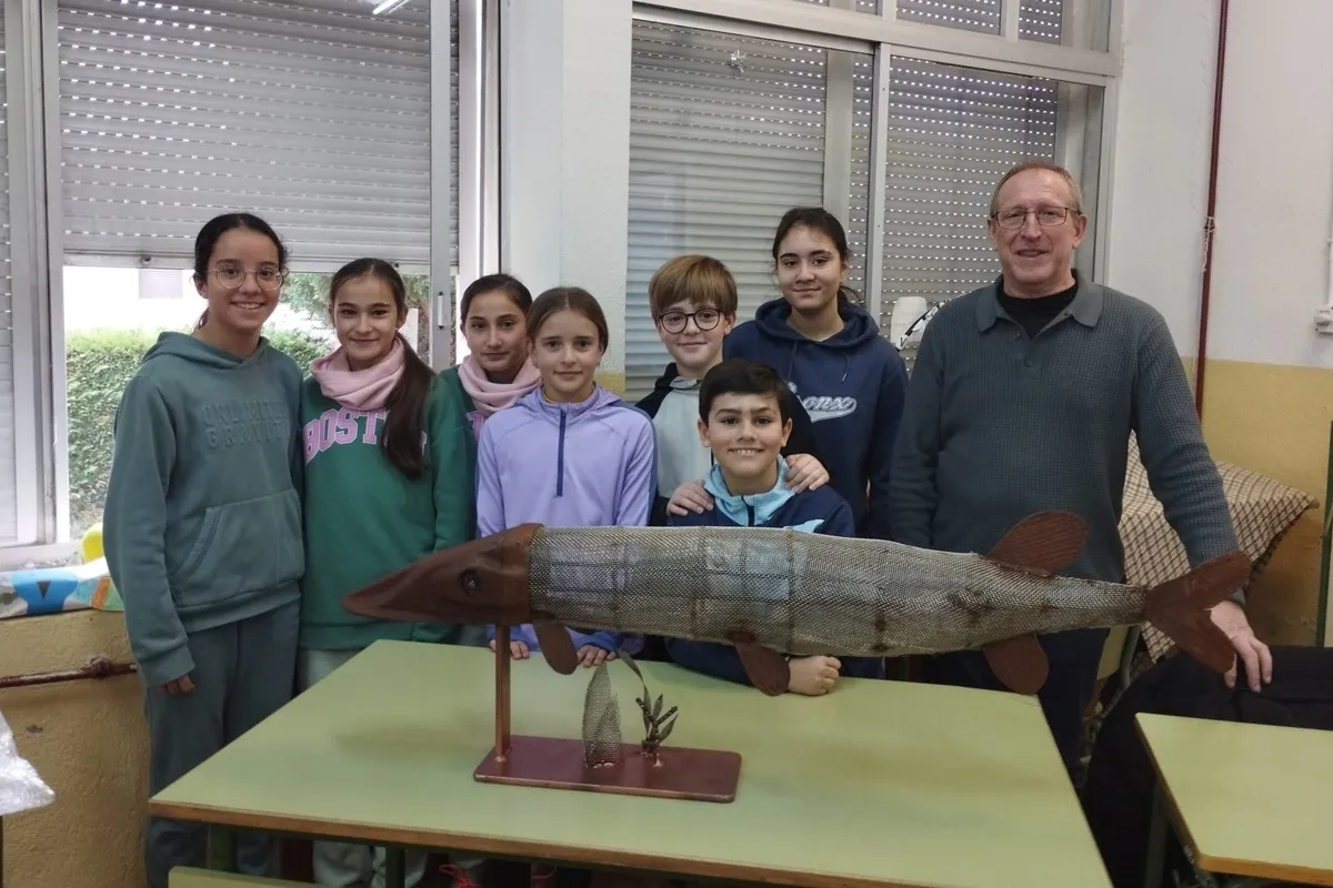Diversos artistas locales han pasado ya por el CEIP Manuel Moreno Blanco, de Vitigudino 