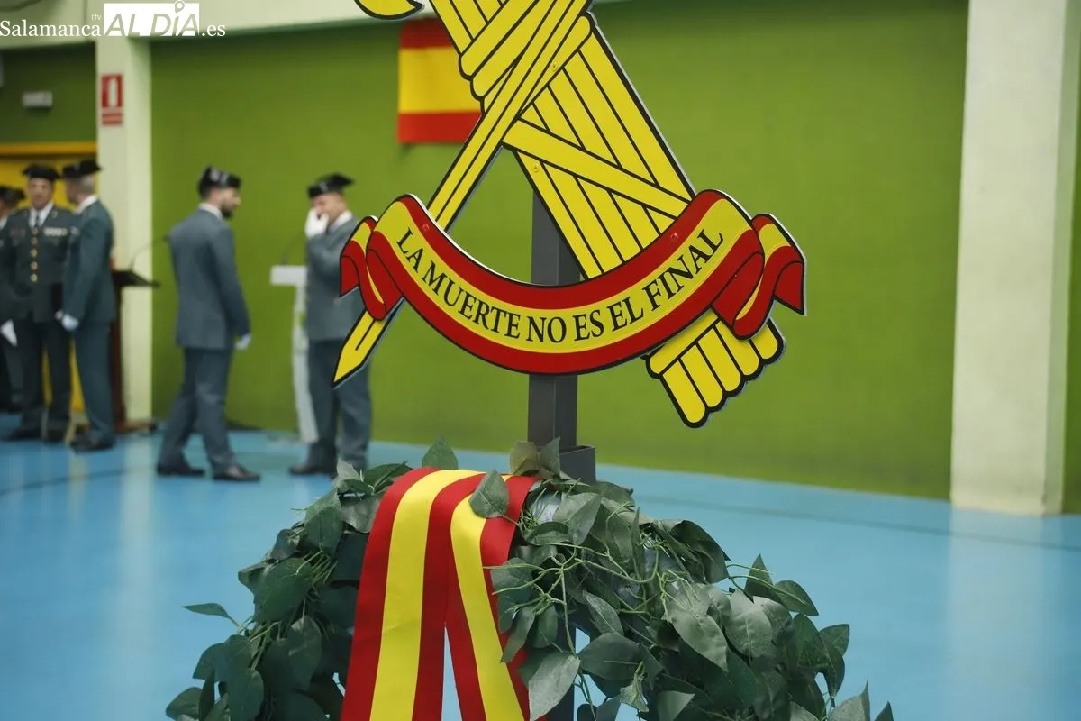 Acto de entrega de mando al nuevo Jefe de la Comandancia de la Guardia Civil de Salamanca. Fotos: Ángel Puma