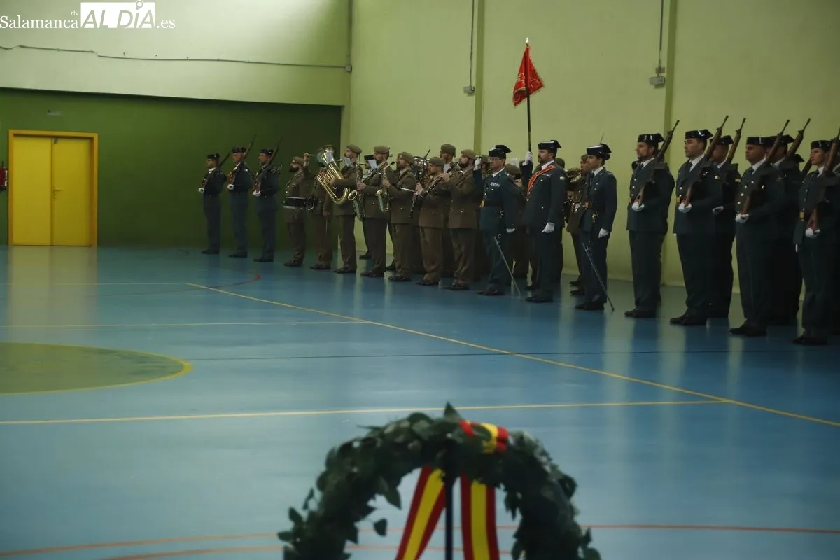 Acto de entrega de mando al nuevo Jefe de la Comandancia de la Guardia Civil de Salamanca. Fotos: Ángel Puma