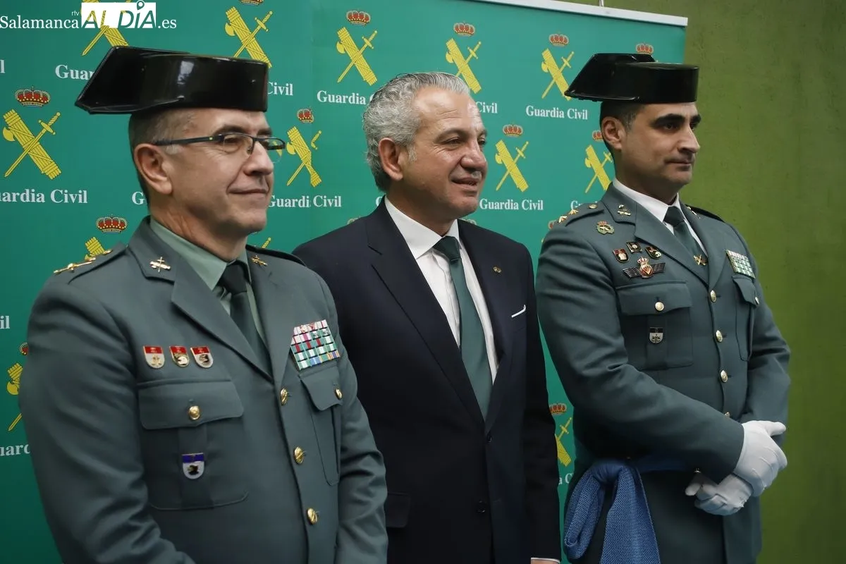 Acto de entrega de mando al nuevo Jefe de la Comandancia de la Guardia Civil de Salamanca. Fotos: Ángel Puma