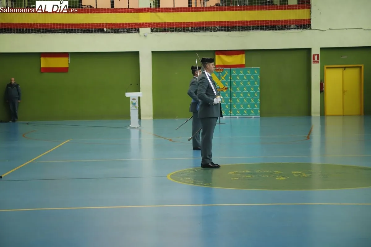 Acto de entrega de mando al nuevo Jefe de la Comandancia de la Guardia Civil de Salamanca. Fotos: Ángel Puma