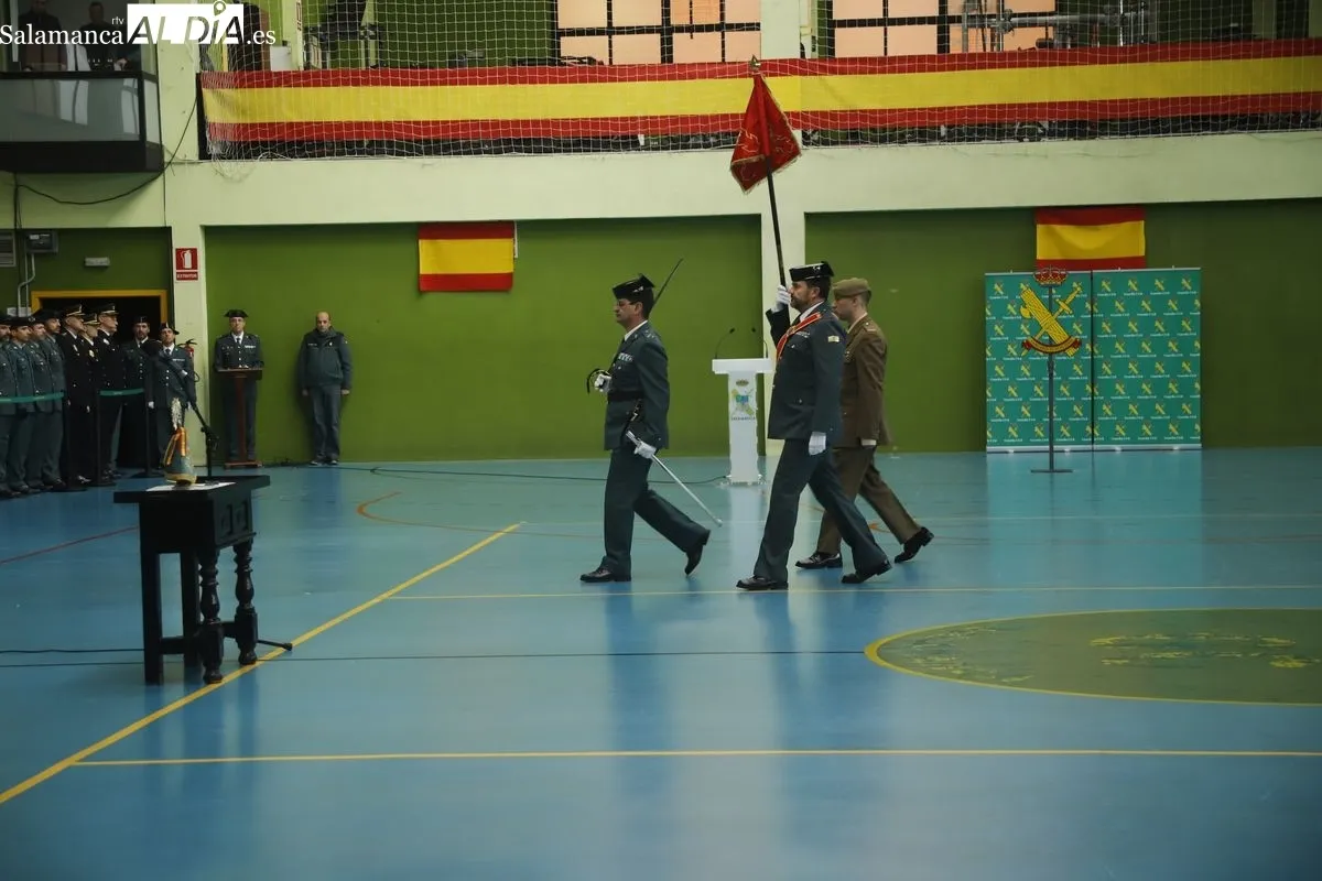 Acto de entrega de mando al nuevo Jefe de la Comandancia de la Guardia Civil de Salamanca. Fotos: Ángel Puma