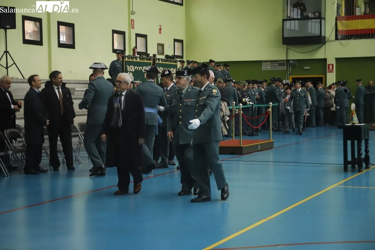 Acto de entrega de mando al nuevo Jefe de la Comandancia de la Guardia Civil de Salamanca. Fotos: Ángel Puma