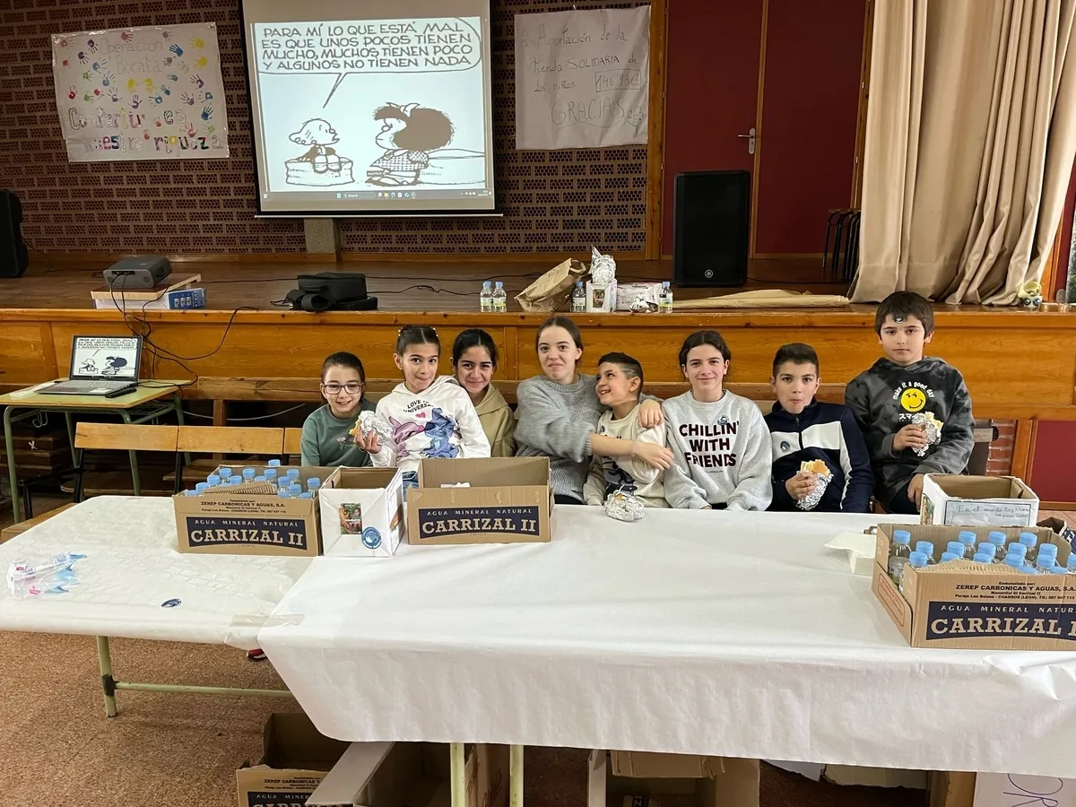 Pequeños y mayores se sumaron en El Cubo de Don Sancho a la campaña de Manos Unidas contra el hambre 