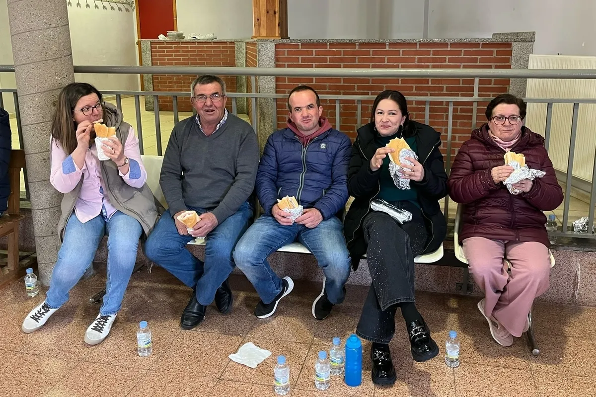 Pequeños y mayores se sumaron en El Cubo de Don Sancho a la campaña de Manos Unidas contra el hambre 