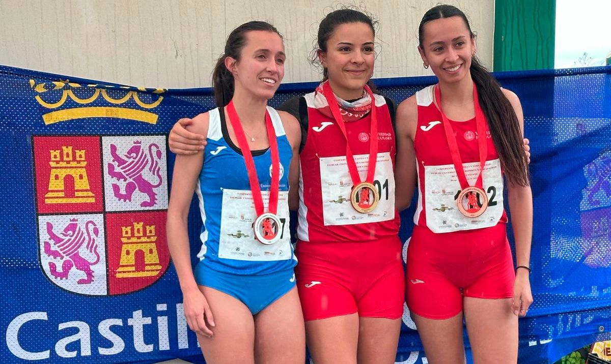 Cuatro medallas salmantinas en el Campeonato Universitario de CyL de Campo a Través