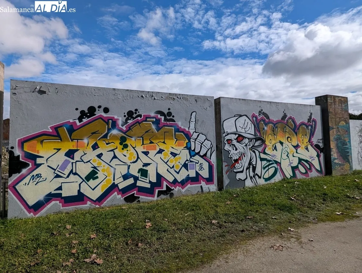 Murales en el Parque  Würzburg. Foto: David Sañudo