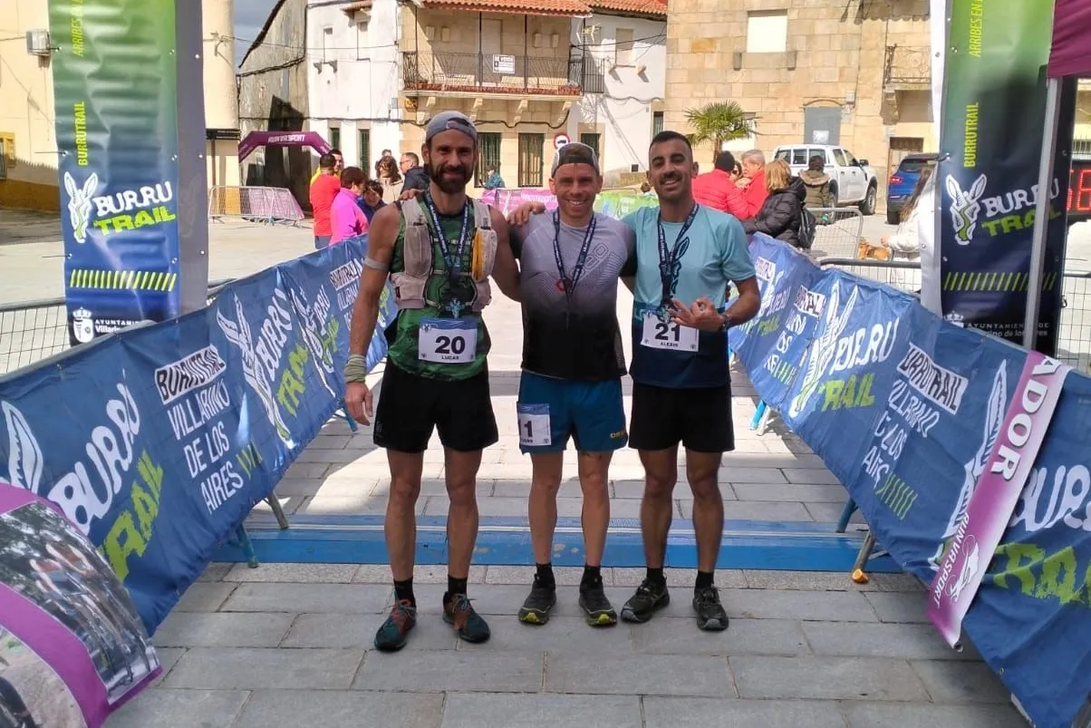 Podium masculino Burrutrail 