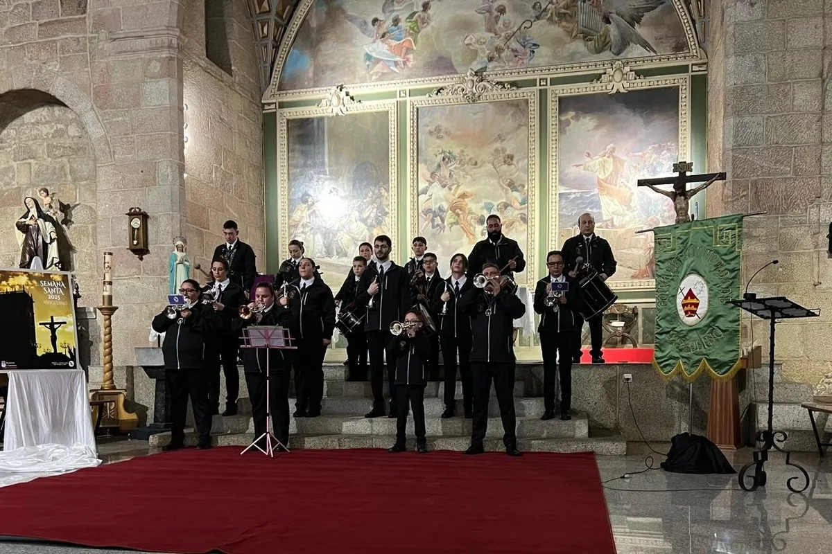 Presentación del programa de la Semana Santa 2025 en Vitigudino y de la nueva Banda de CC. TT. de la Cofradía   