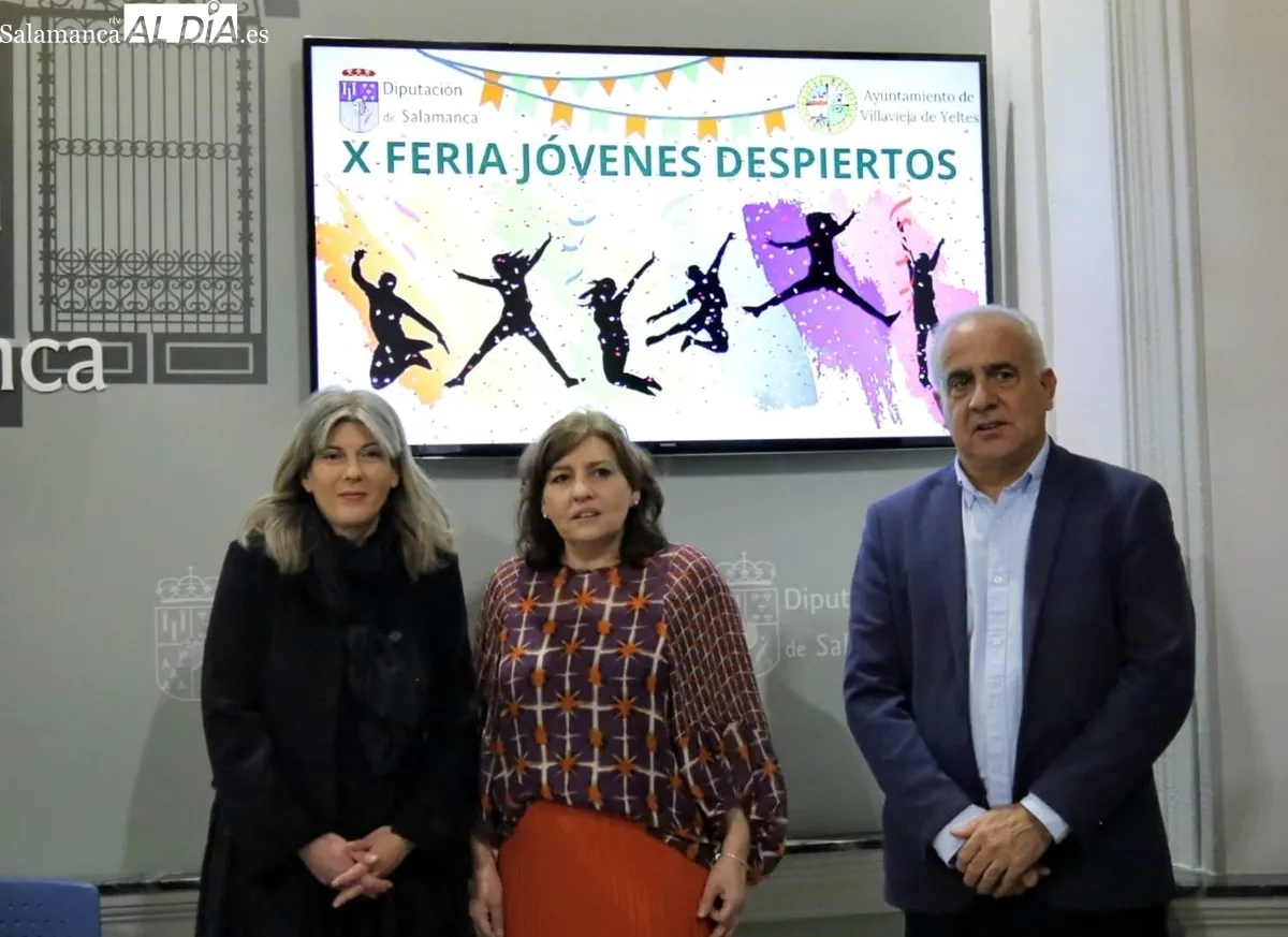 Presentación en la Diputación de Salamanca de la X Feria Jóvenes Despiertos que se celebrará el 6 de abril en Villavieja / FOTOS:  DAVÍD DOMÍNGUEZ