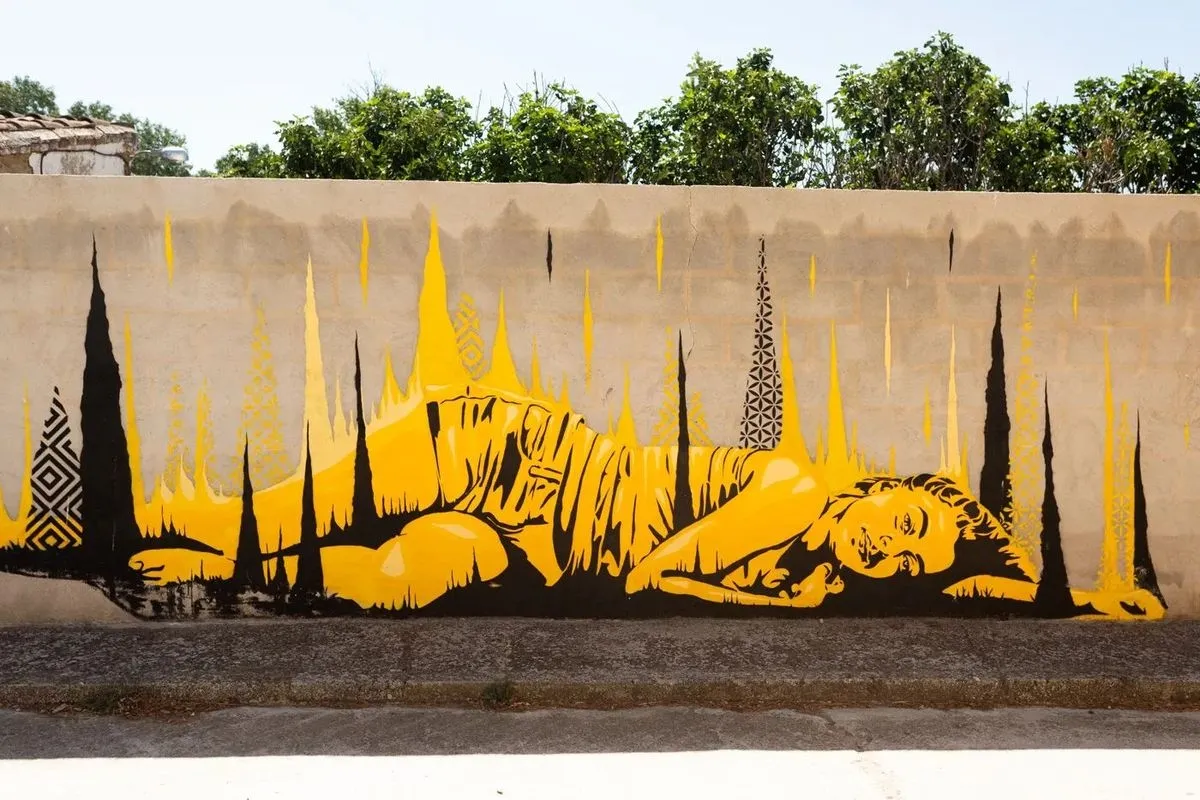 Mural en Rágama
