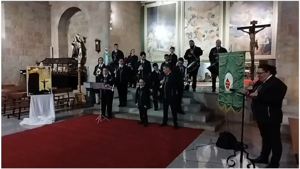 Presentación del programa de la Semana Santa 2025 en Vitigudino y de la nueva Banda de CC. TT. de la Cofradía   