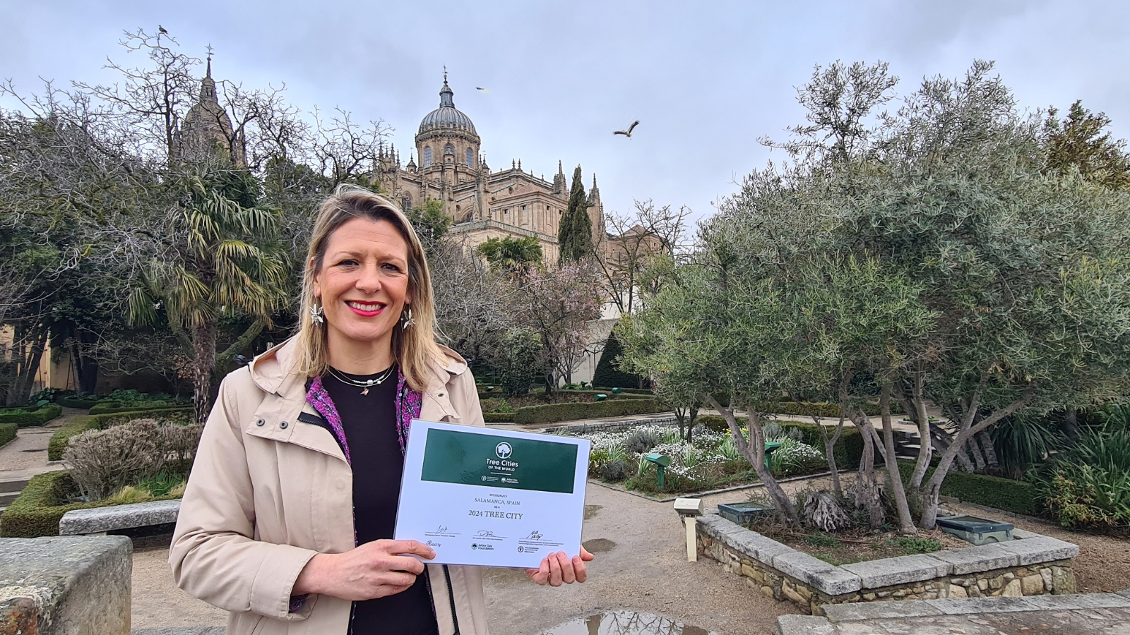 Salamanca reconocida con el premio ‘Tree Cities of the World 2024’ 