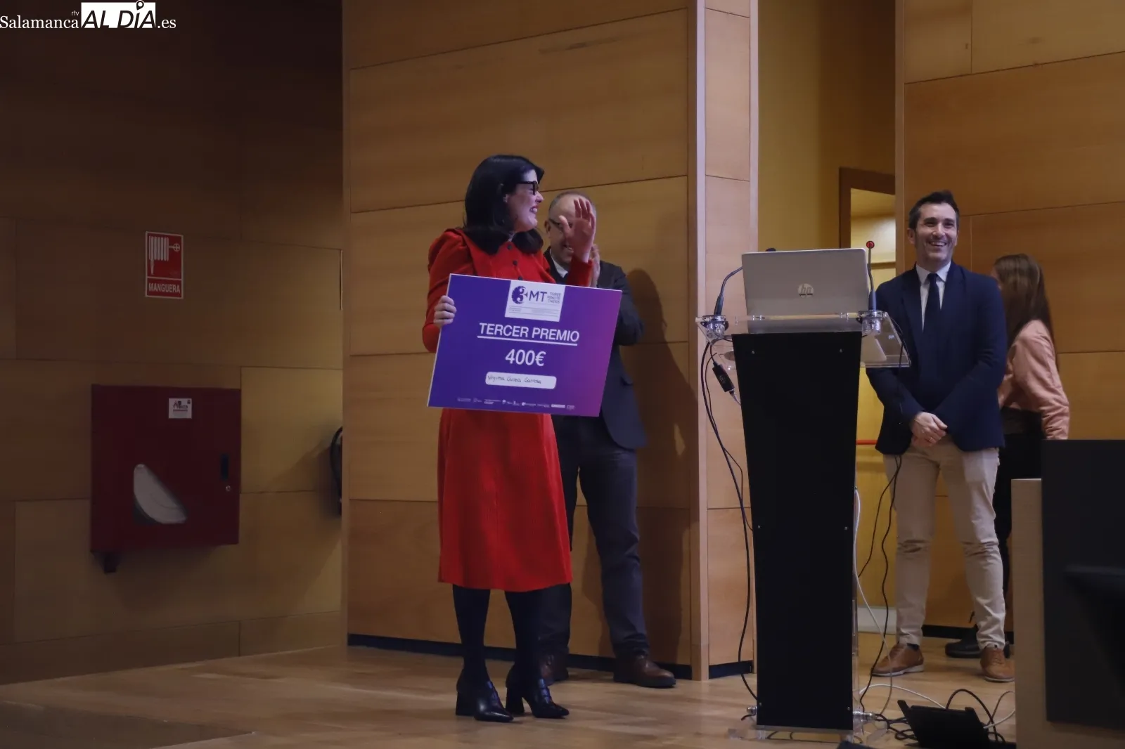Clausura del concurso 'Tesis en tres minutos' de la Unidad de Cultura Científica y de la Innovación de la USAL y Escuela de Doctorado “Studi Salamantini” de la USAL. Fotos: Ángel Puma
