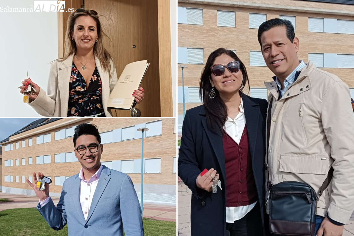 Testimonios de agraciados con uno de los pisos de protección oficial del Ayuntamiento de Salamanca