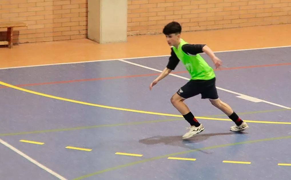 Los salmantinos Iván Santos y Rodrigo Díez entrenan de nuevo con la Selección SUB-14 de CyL de fútbol Sala