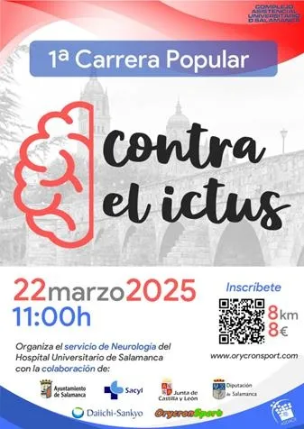 Foto 2 - La I Carrera Popular Contra el Ictus llega este s&aacute;bado a Salamanca: "La iniciativa ha nacido para crear conciencia"
