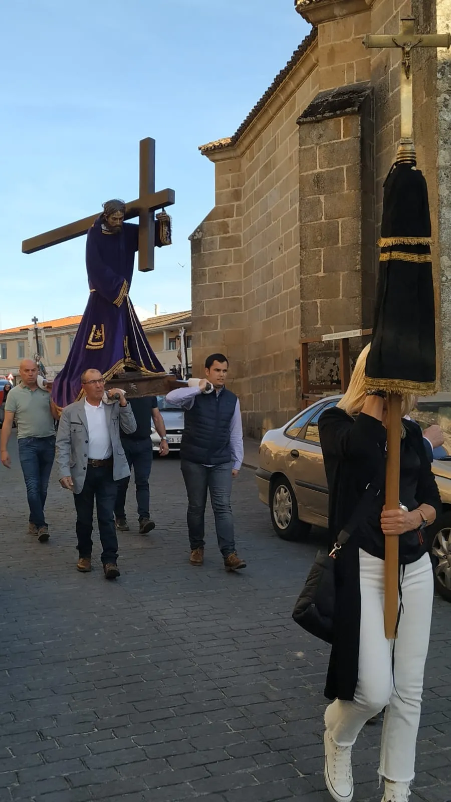 Procesión del Nazareno en Aldeadávila de la Ribera