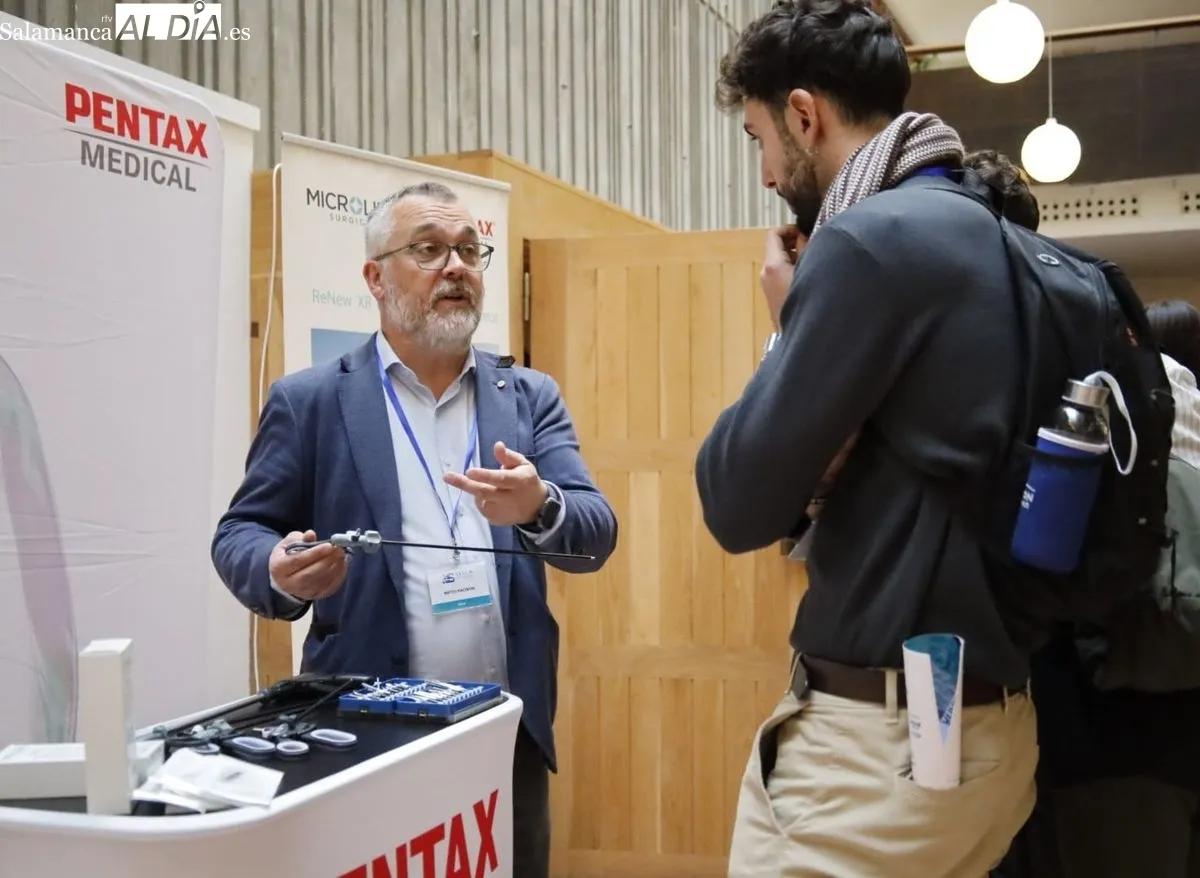 XXI Congreso Nacional de la Sociedad Española de Cirugía Laparoscópica y Robótica (SECLA) en el Colegio y Hospedería del Arzobispo Fonseca, en Salamanca. Foto de David Domínguez