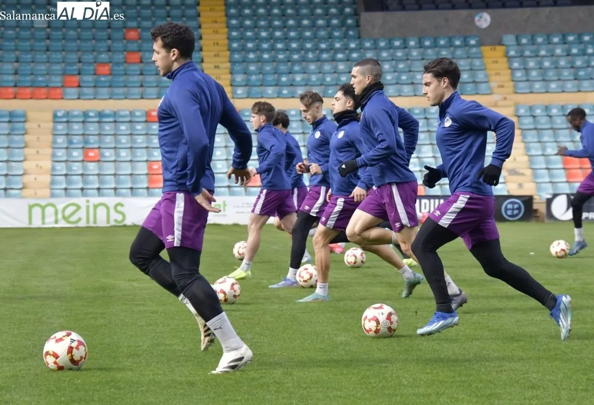 Entrenamiento del Salamanca UDS de este martes