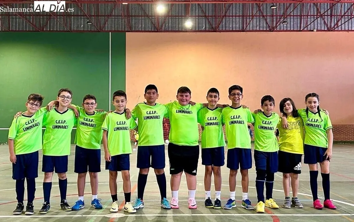 Equipo Alevín A de Lumbrales, campeón de futbol sala