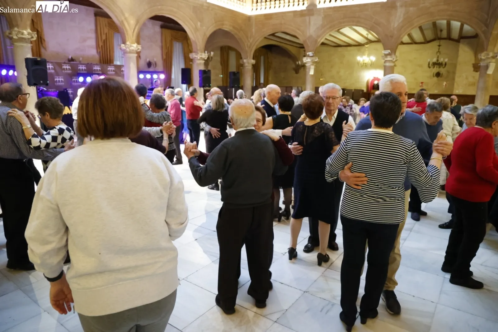 Baile de mayores en el Casino de Salamanca