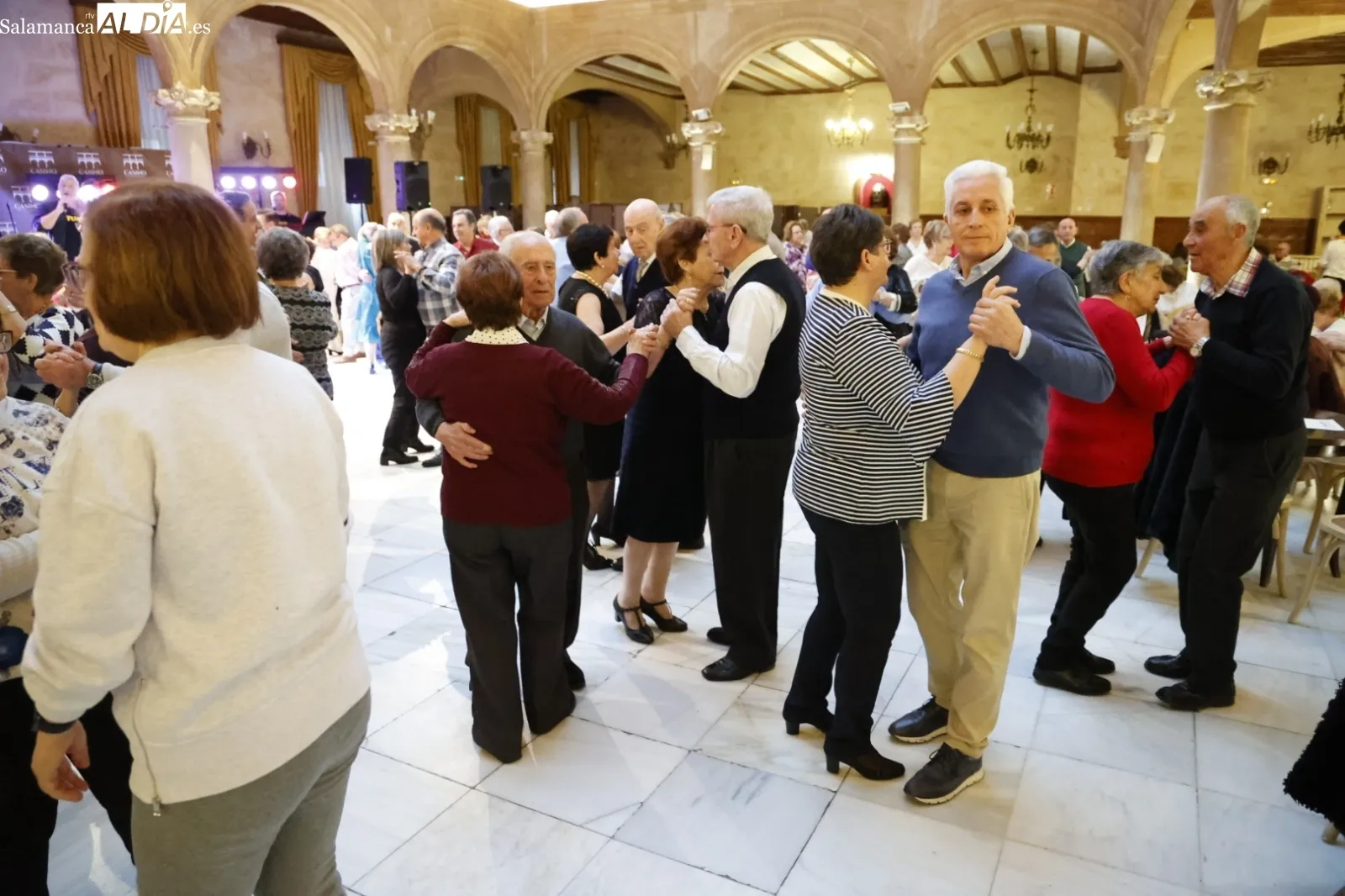 Baile de mayores en el Casino de Salamanca