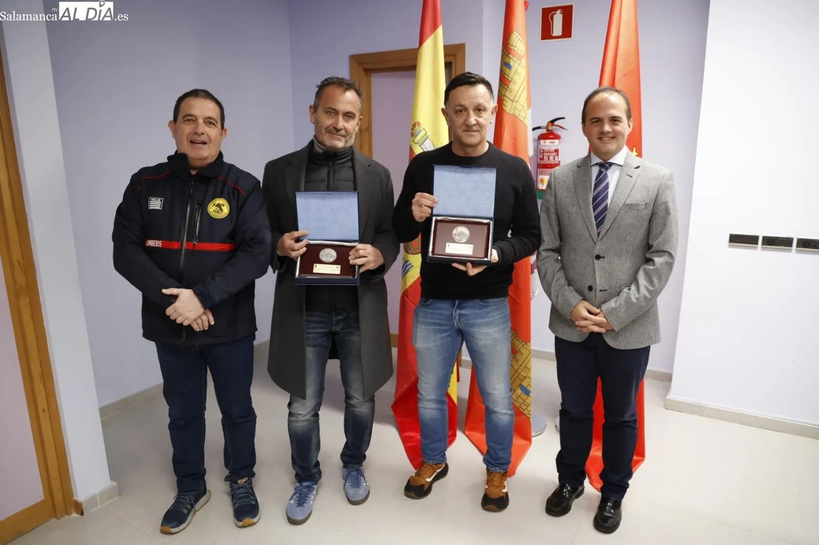 Acto conmemorativo del Servicio de Prevención, Extinción de Incendios y Salvamento de Salamanca | Fotos: David Sañudo