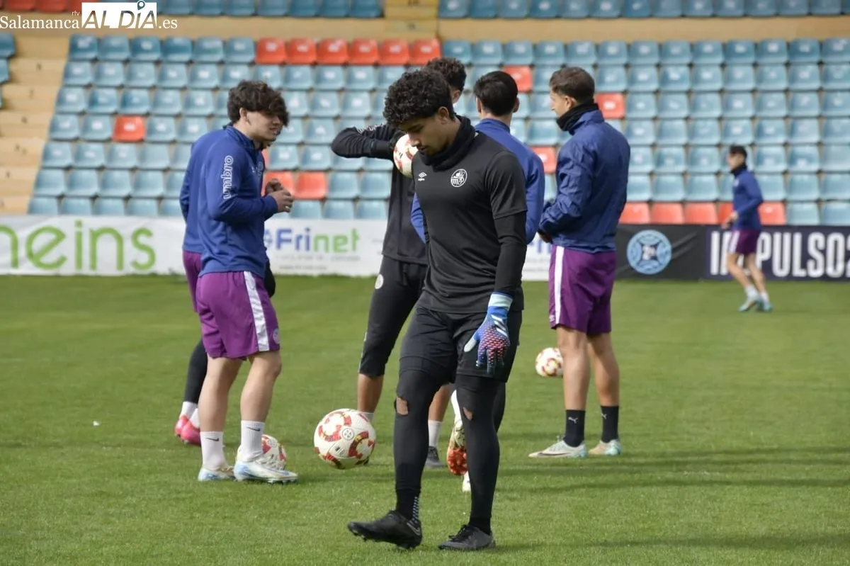 Entrenamiento del Salamanca UDS de este martes