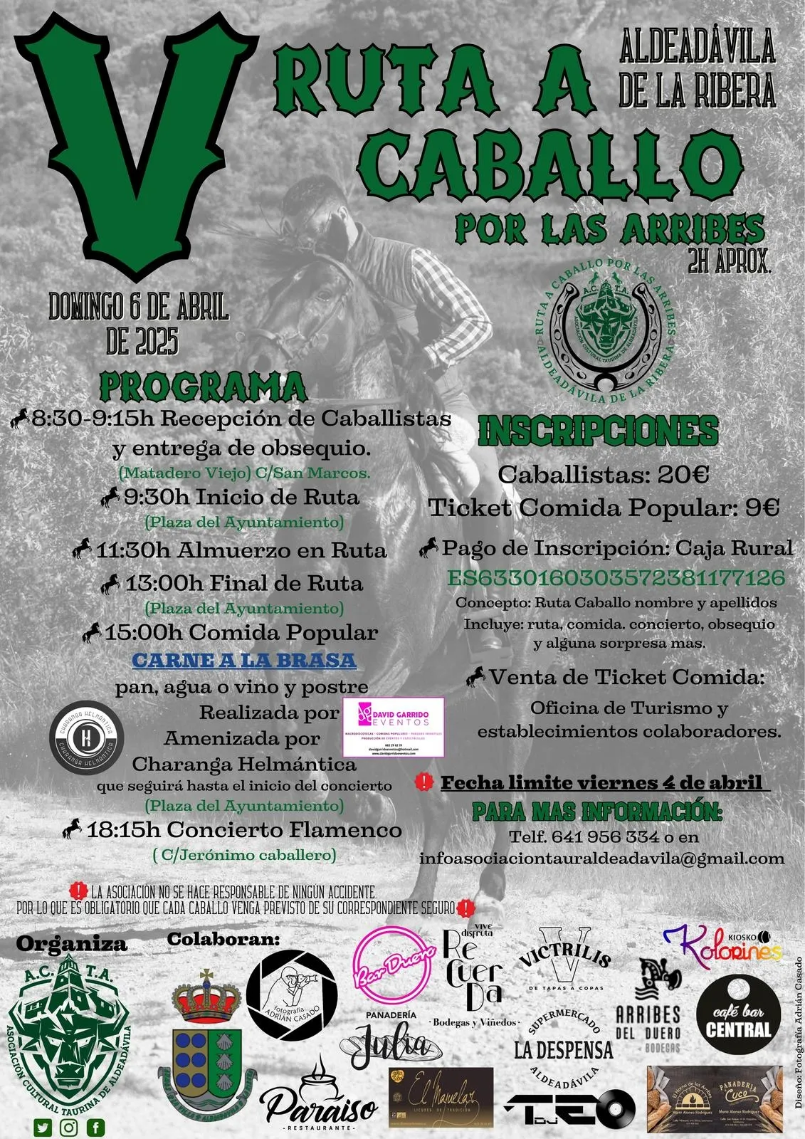 Foto 2 - La V Ruta a Caballo por las Arribes de Aldead&aacute;vila suma nuevas sorpresas para los participantes